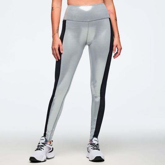 Zumba 25 High Waisted Ankle Leggings With Inserts Z1B000884