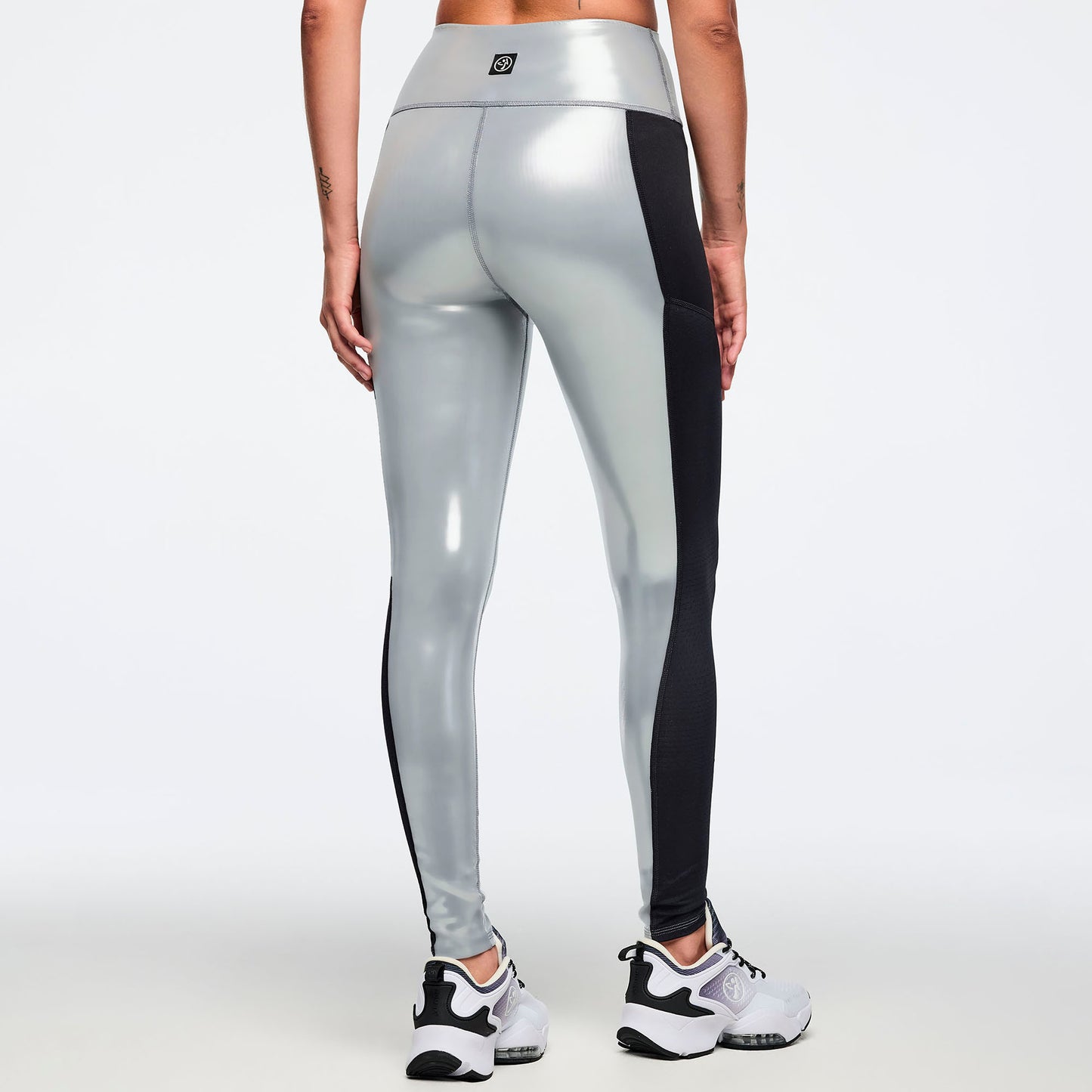 Zumba 25 High Waisted Ankle Leggings With Inserts Z1B000884