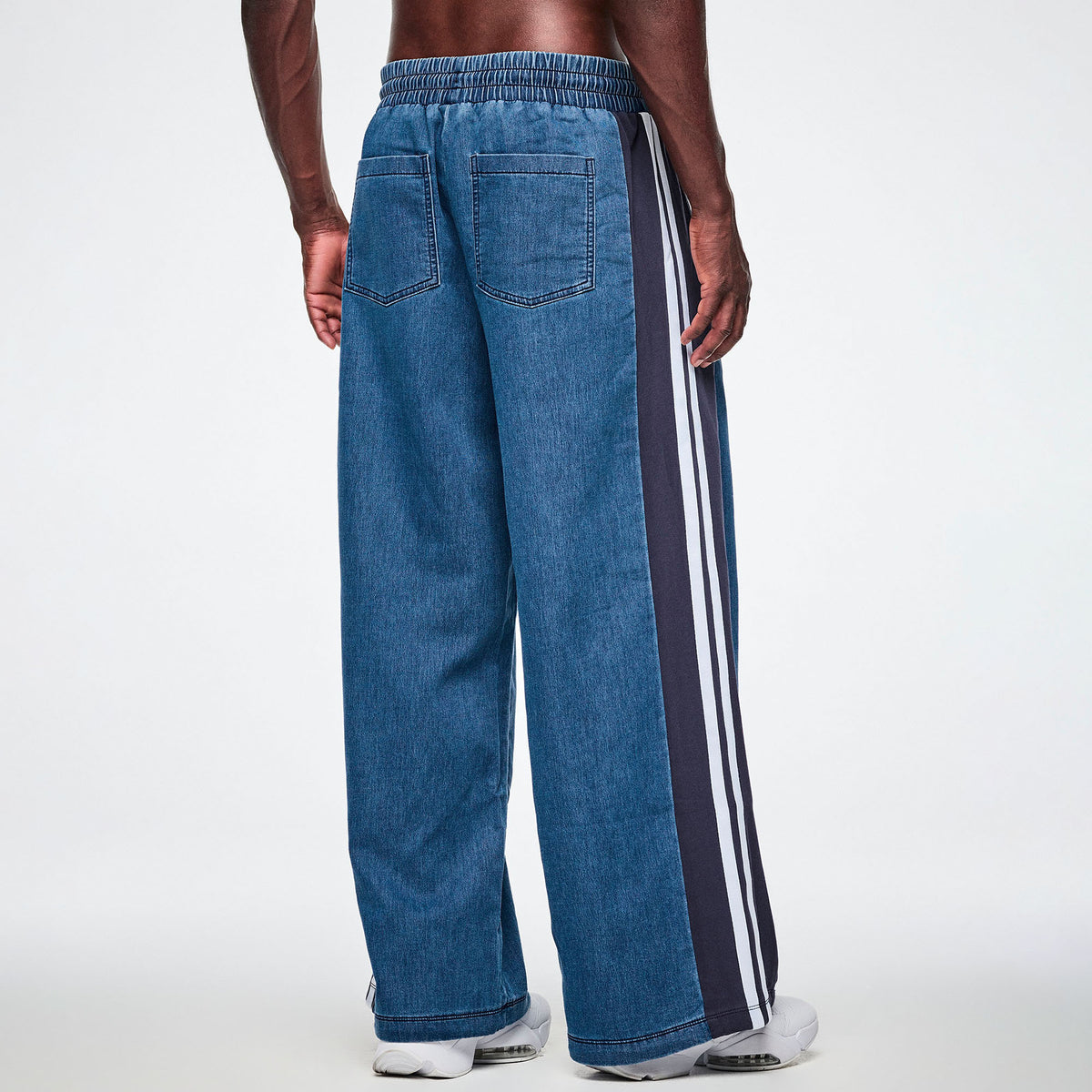 Jean Jamz Wide Leg Combo Pants Z1B000891