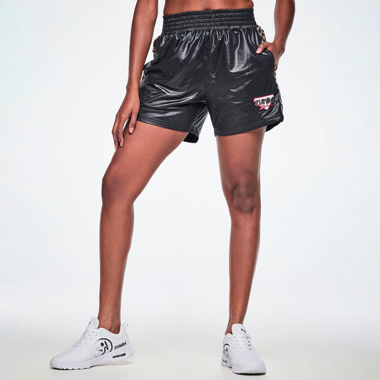 Rock 'n' Roll Boxing Shorts With Side Inserts Z1B000900