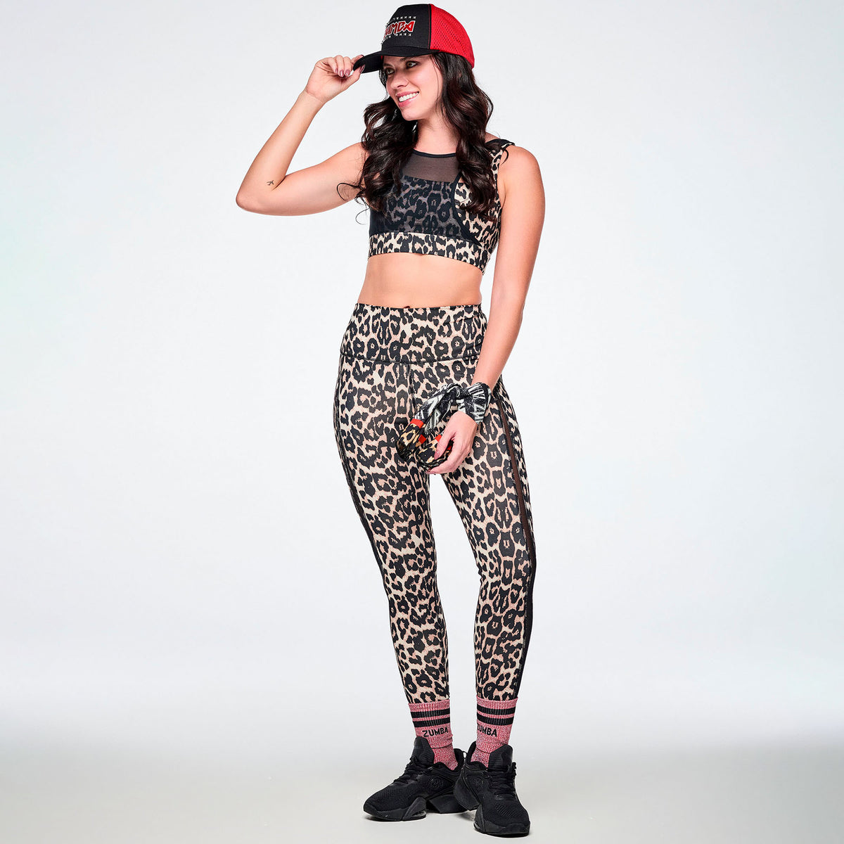 Rock 'n' Roll Z-Lift High Waisted Ankle Leggings With Mesh Z1B000902