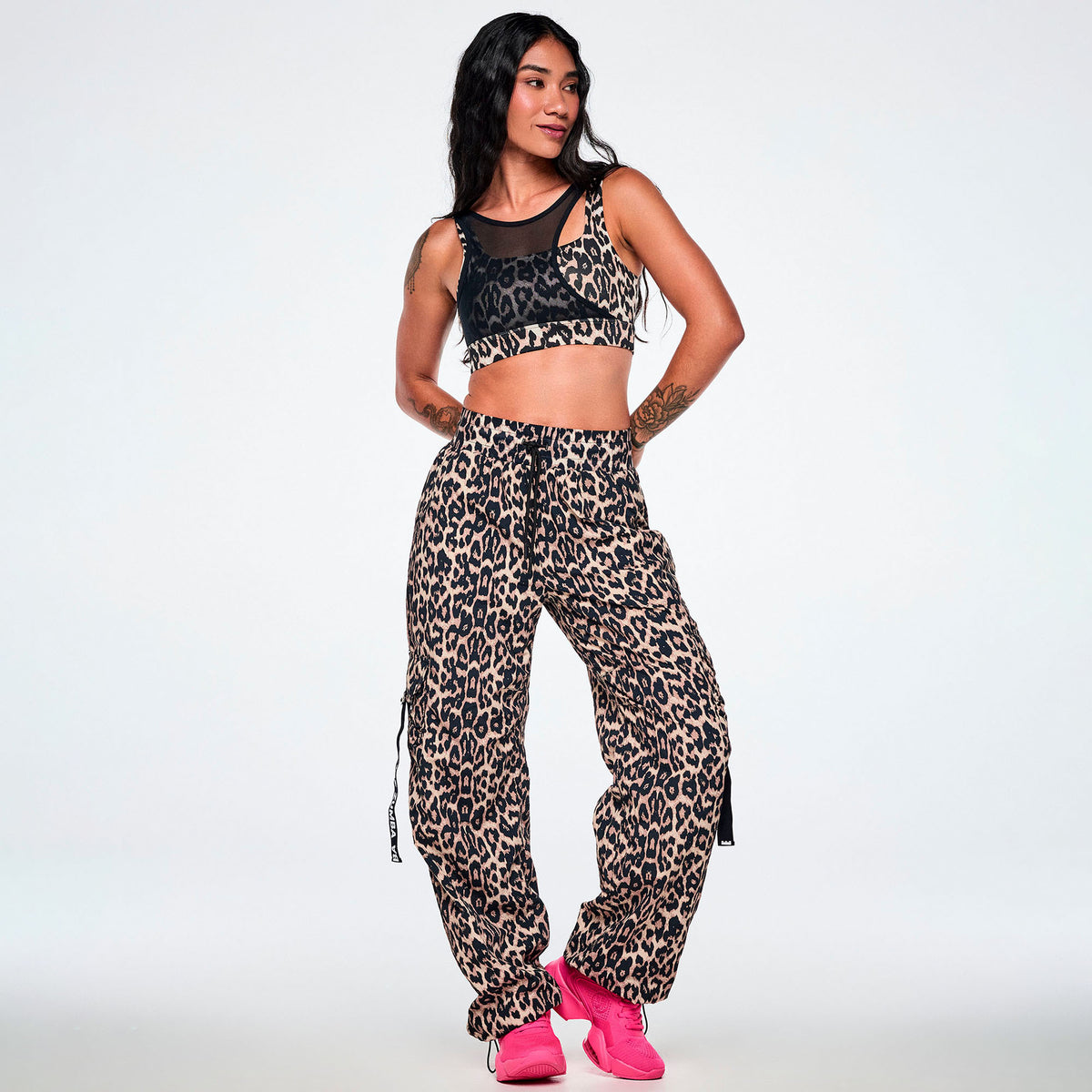 Rock 'n' Roll Woven Long Cargo Pants Z1B000909