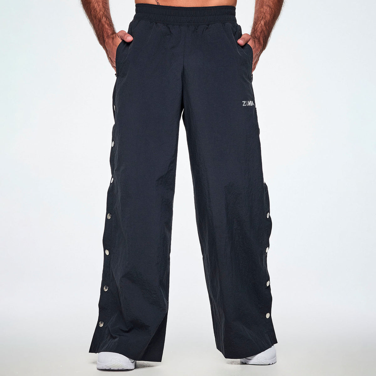 Rock 'n' Roll Wide Leg Pants With Side Snaps Z1B000910