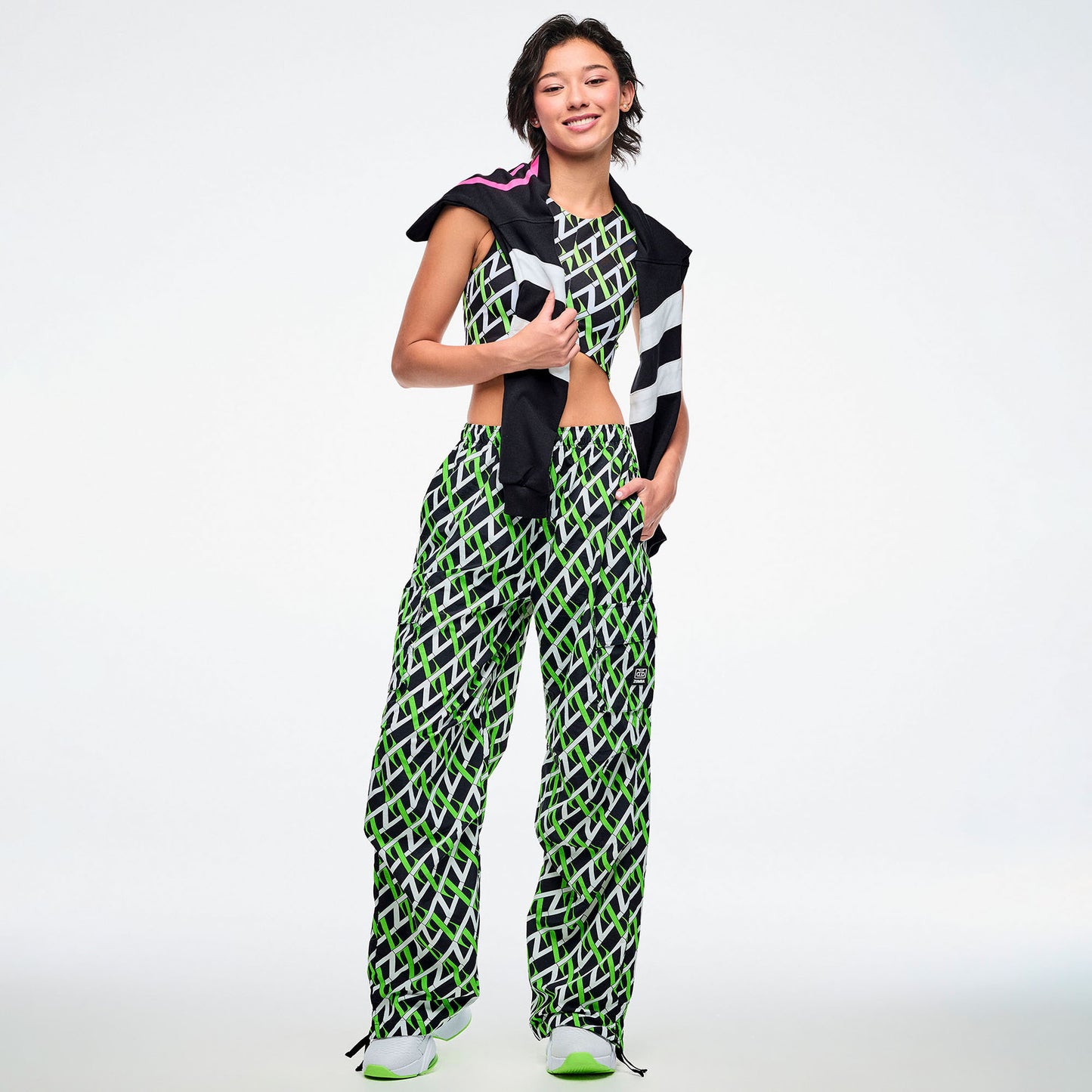 Dale-Z Woven Oversized Cargo Pants Z1B000924