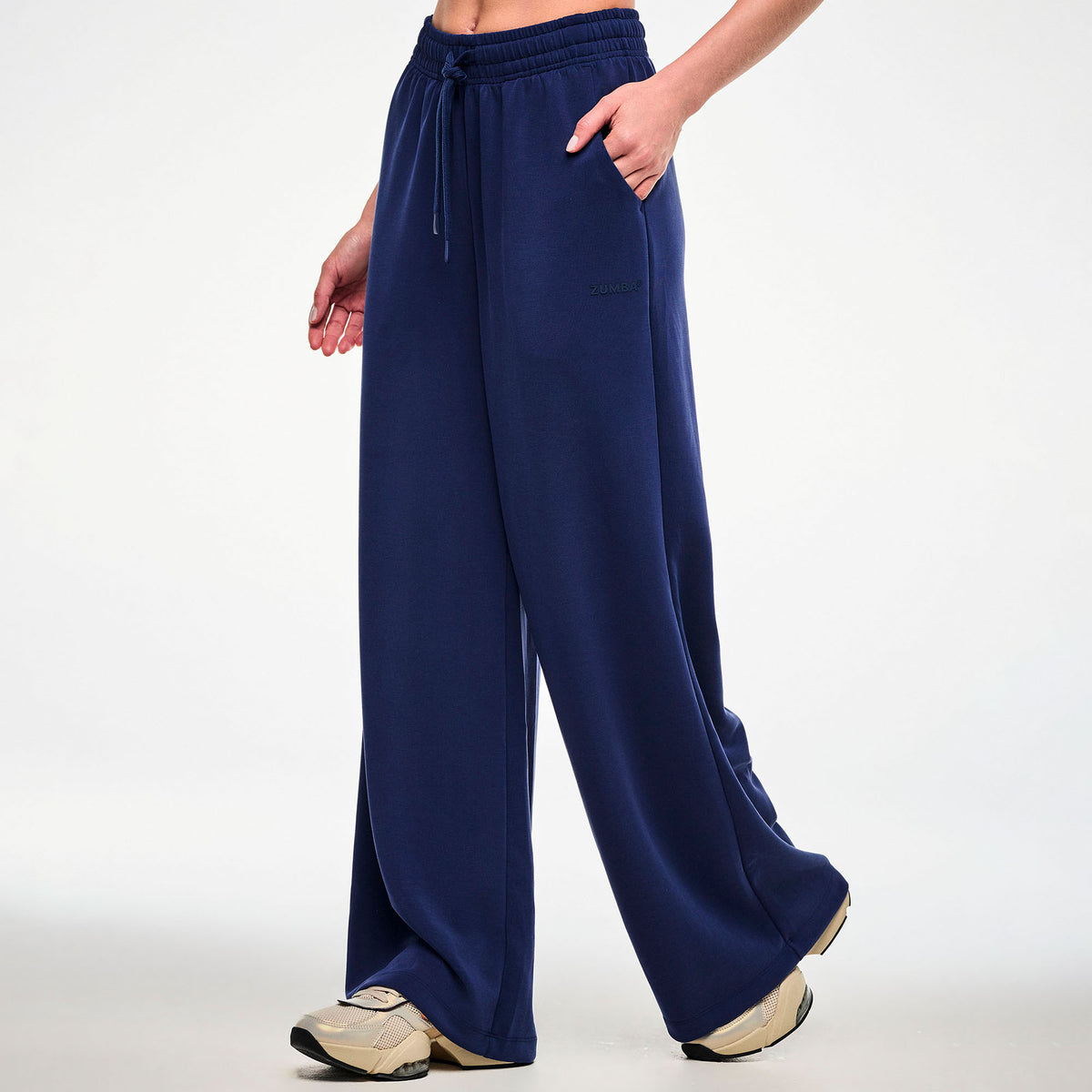 Zumba Modal High Waisted Pants - Let's Go Indigo