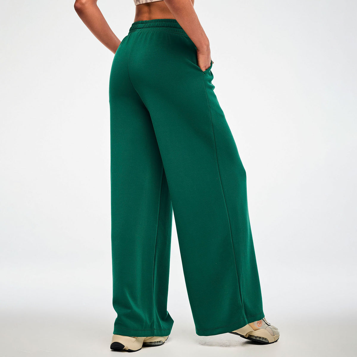 Zumba Modal High Waisted Pants - Teal Tango