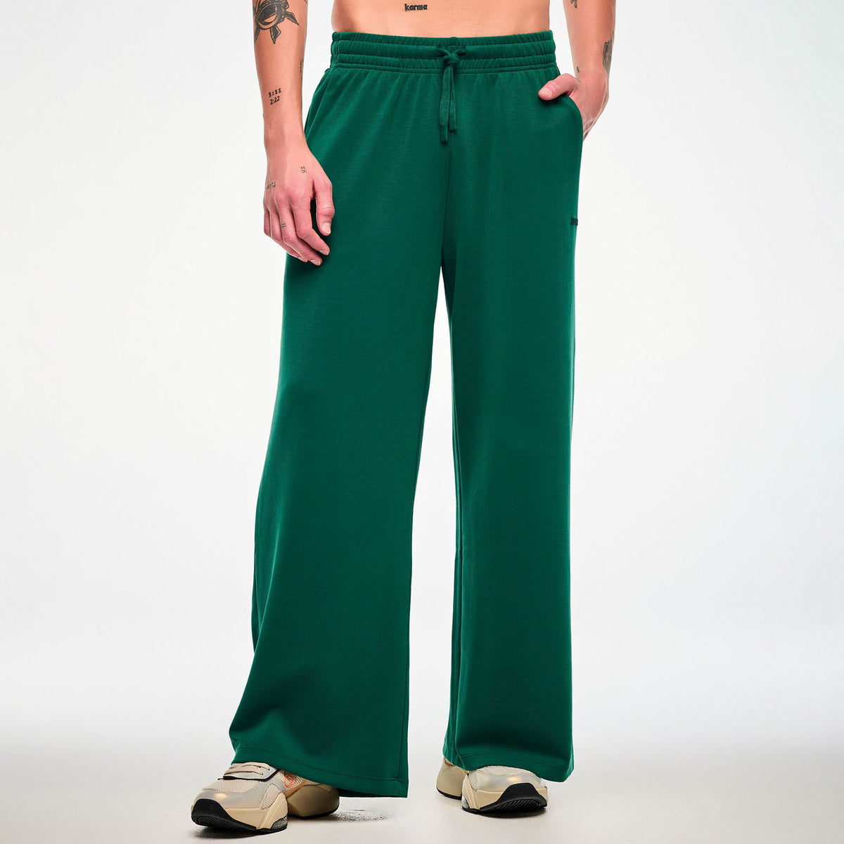 Zumba Modal High Waisted Pants - Teal Tango