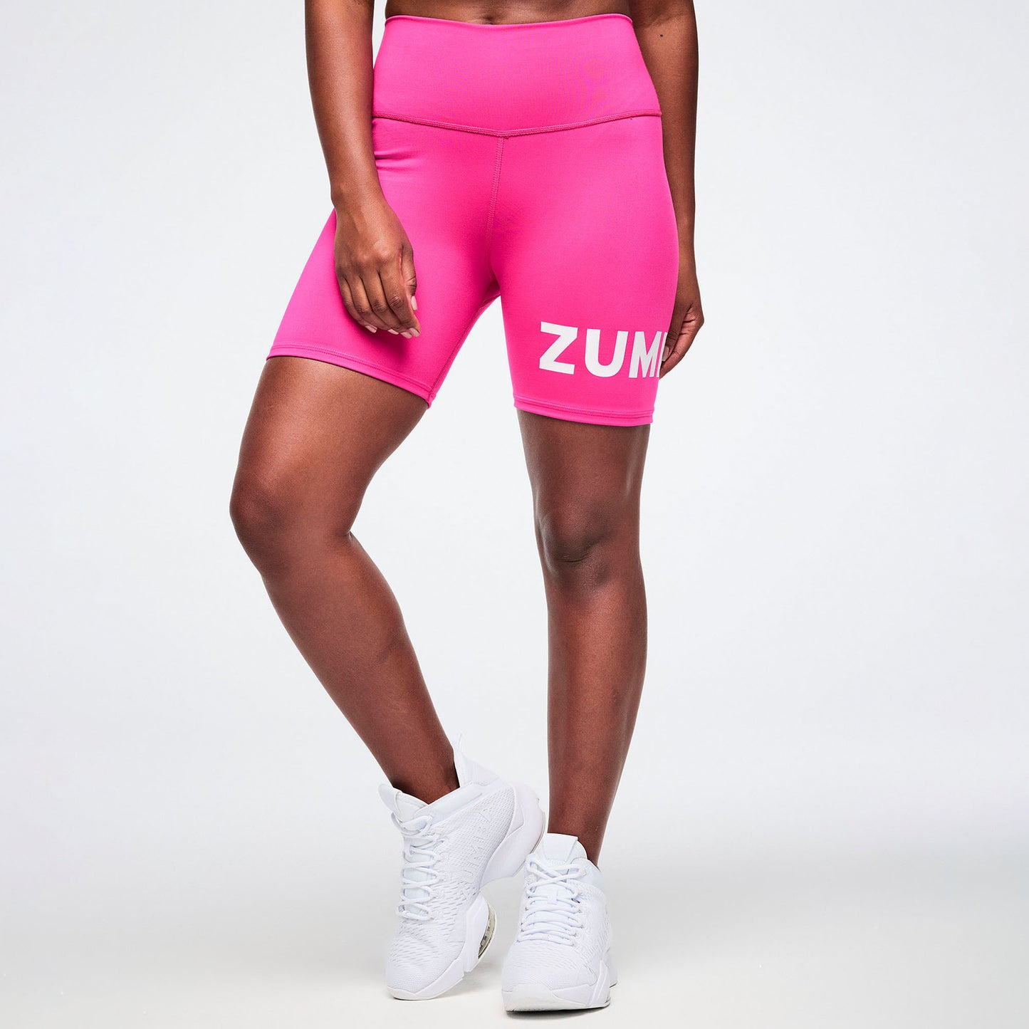 Colour Spree High Waisted Biker Shorts - Pink Z1B000942