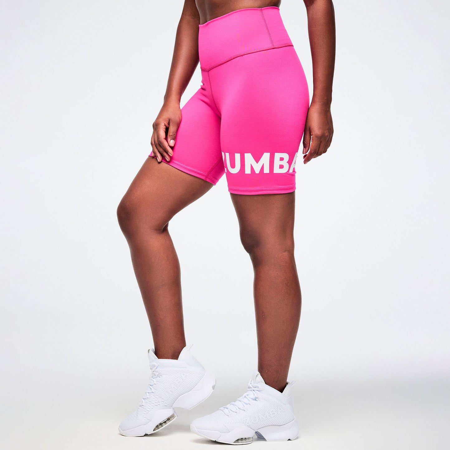 Colour Spree High Waisted Biker Shorts - Pink Z1B000942