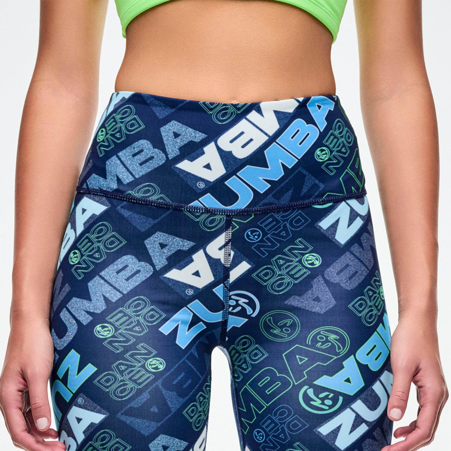 Jean Jamz High Waisted Biker Shorts Z1B000945