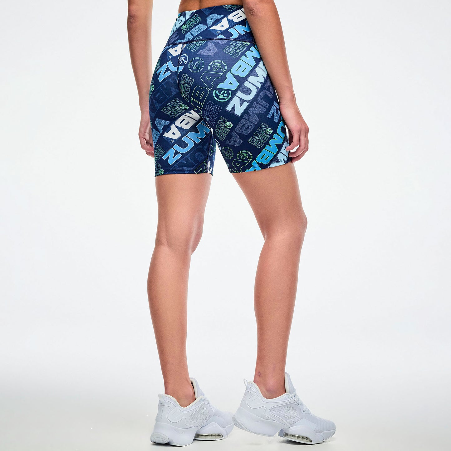 Jean Jamz High Waisted Biker Shorts Z1B000945