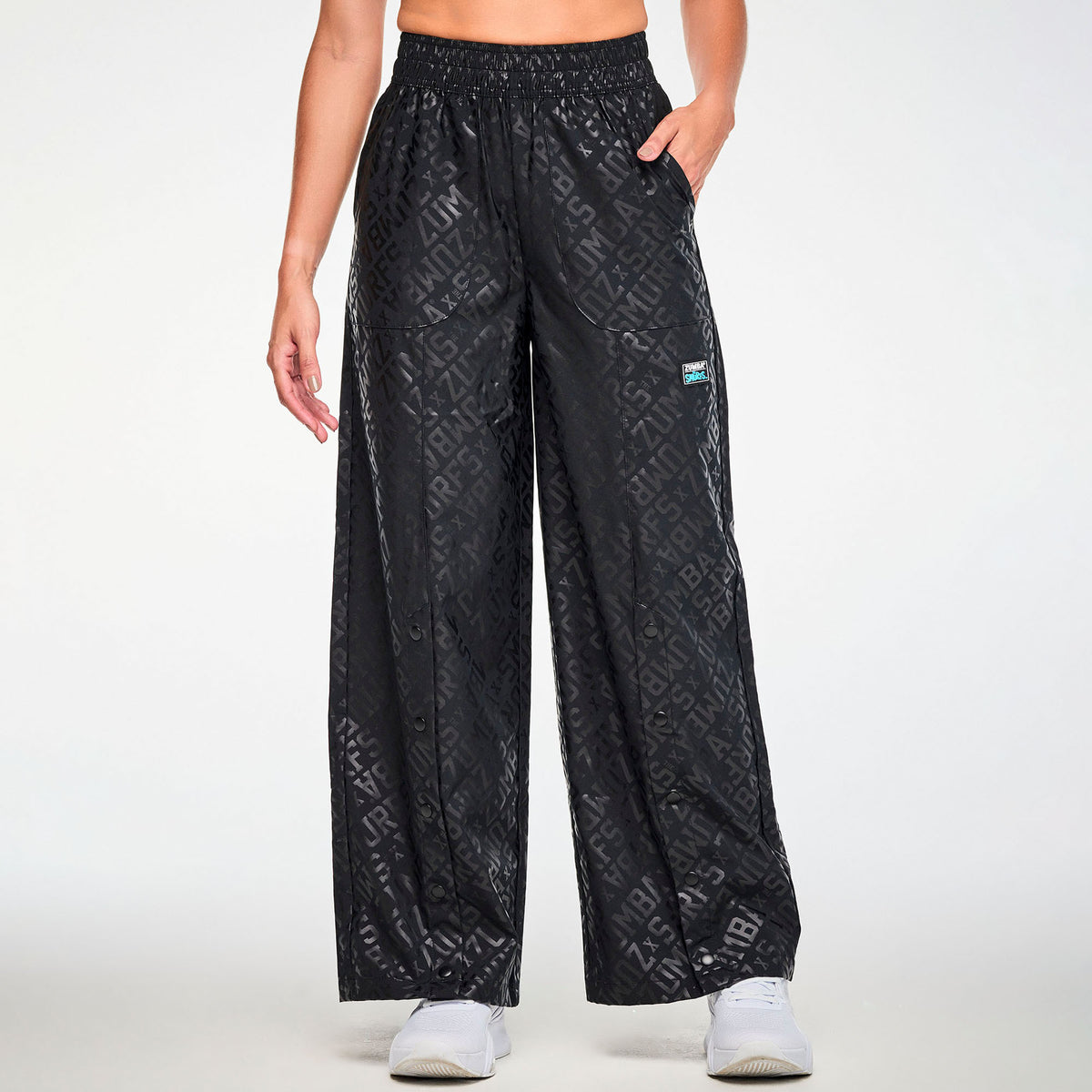Zumba X The Smurfs Wide Leg Pants With Snaps