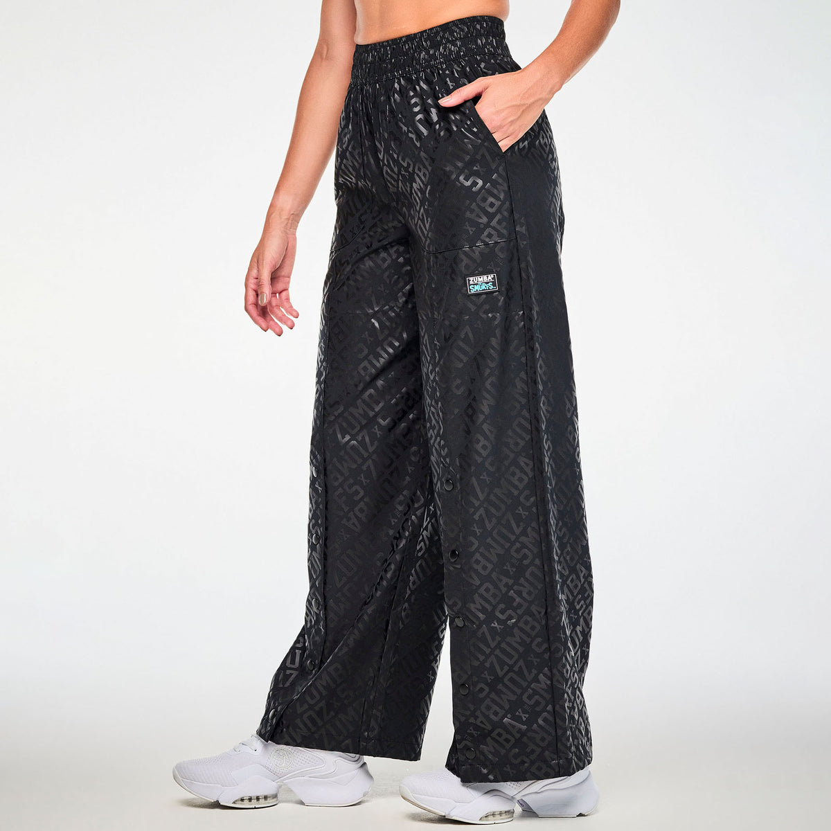 Zumba X The Smurfs Wide Leg Pants With Snaps