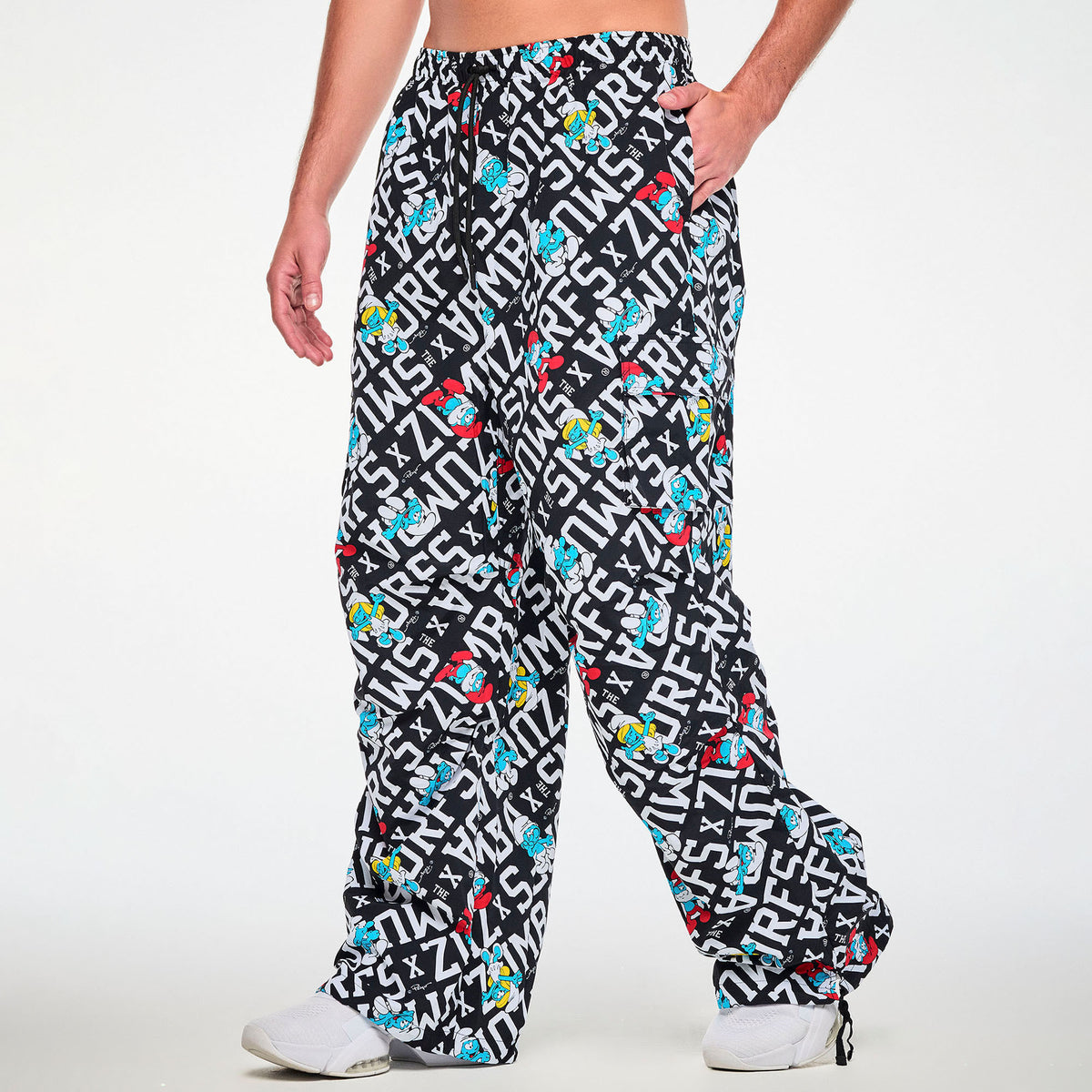 Zumba X The Smurfs Woven Oversized Cargo Pants