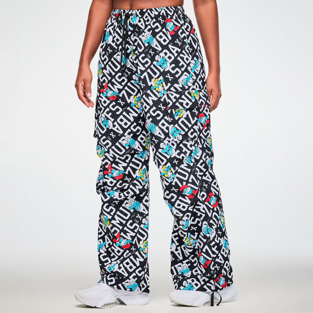 Zumba X The Smurfs Woven Oversized Cargo Pants