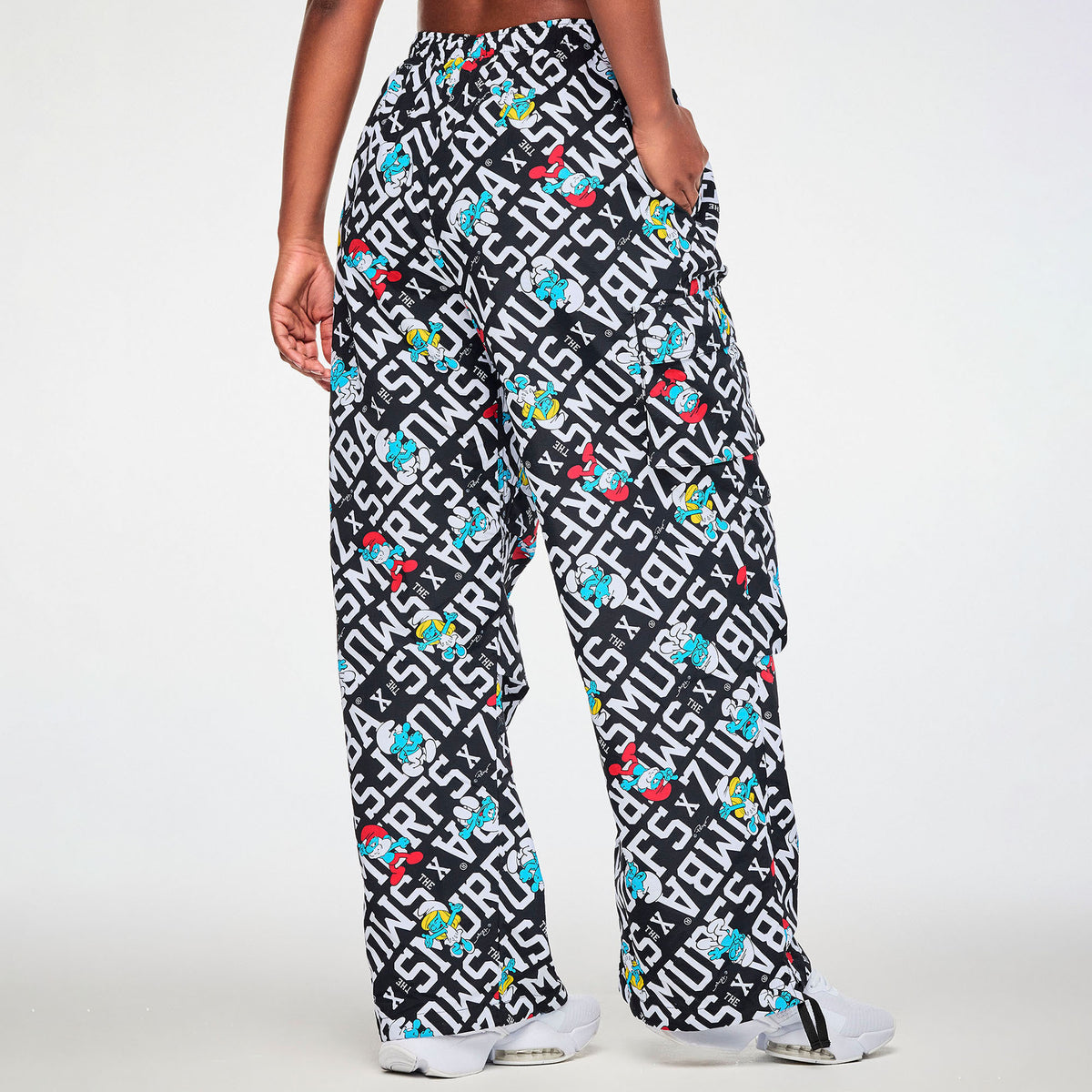 Zumba X The Smurfs Woven Oversized Cargo Pants