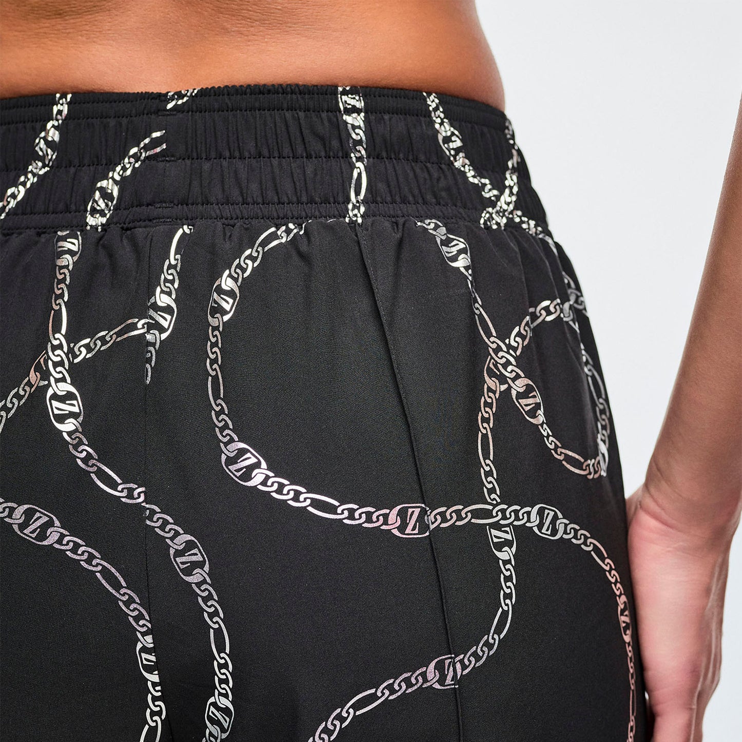 Dale-Z Woven Cargo Pants - Black/Silver Z1B000963