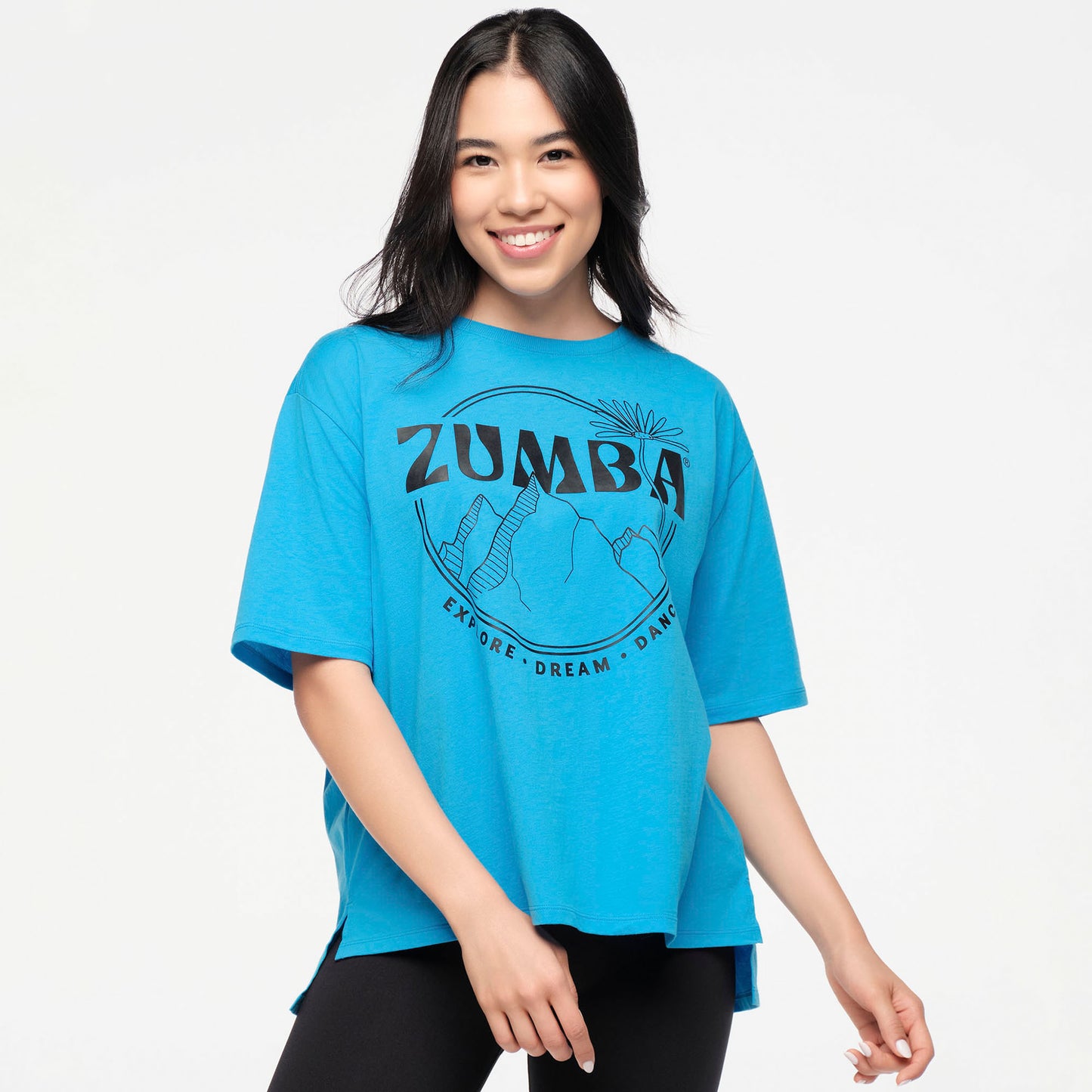 Zumba Explore Crew Neck Top - Sea Me Stuntin'