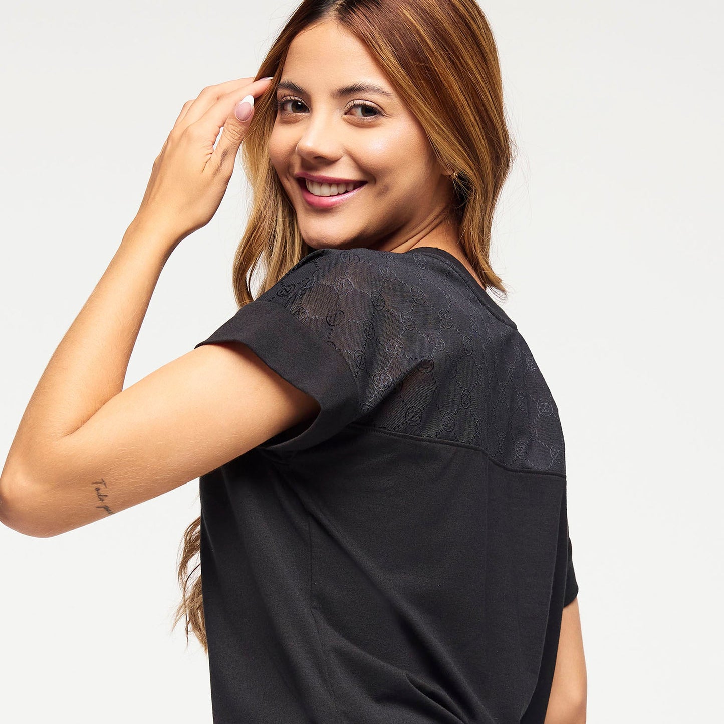 Zumba Runway Crew Neck Top