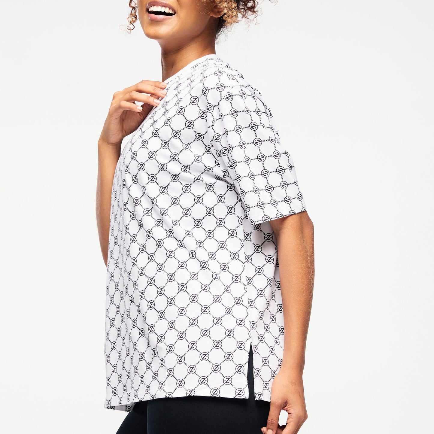Zumba Runway Boxy Top With Side Slits