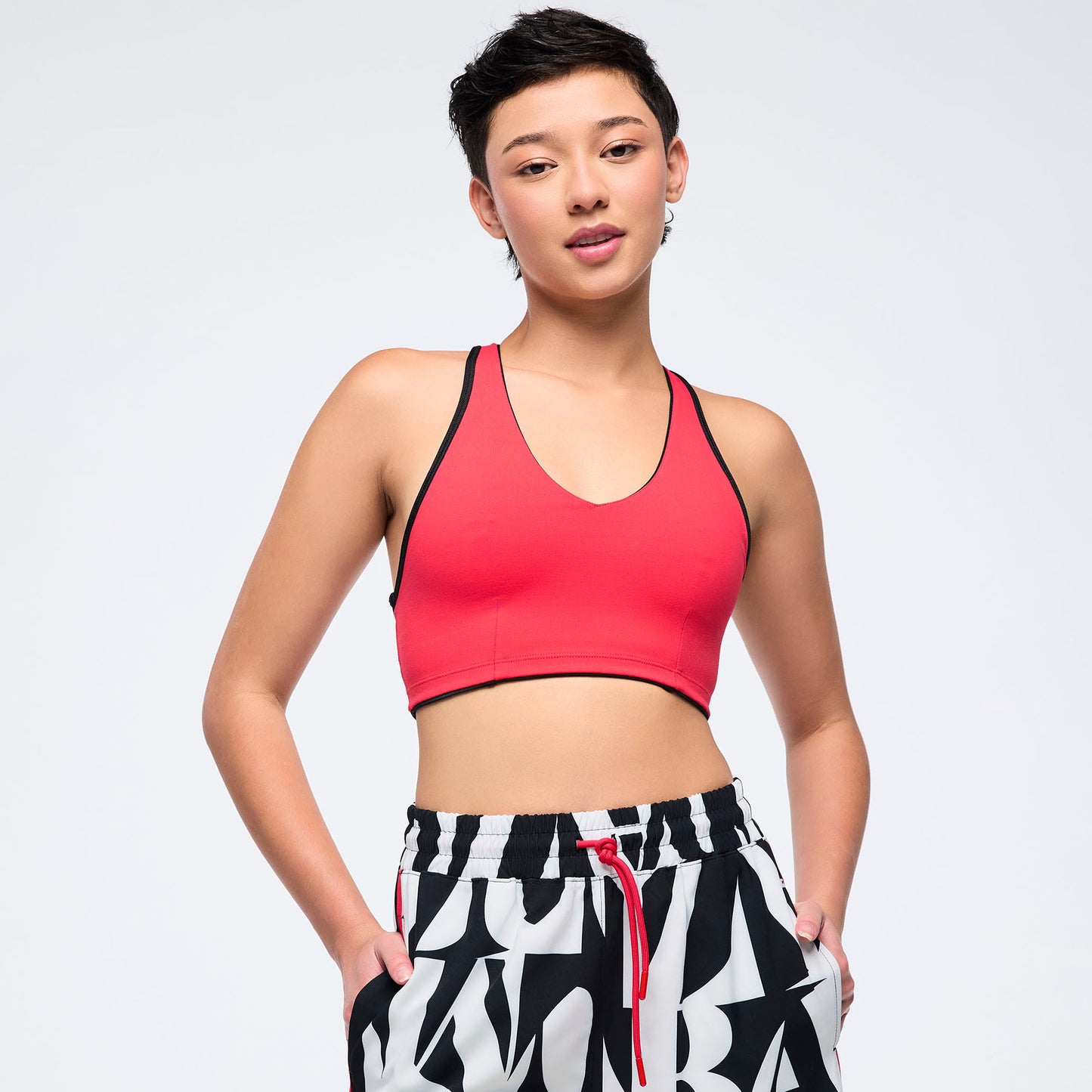 Zumba Haus Reversible Skinny V-Bra
