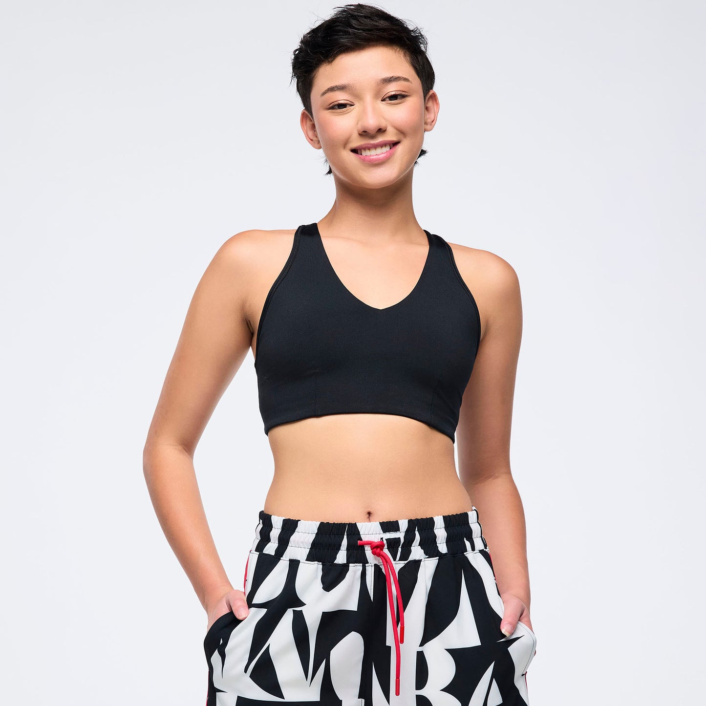Zumba Haus Reversible Skinny V-Bra