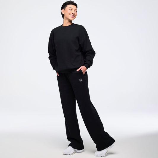 Zumba Haus Straight Leg Knit Waffle Pants