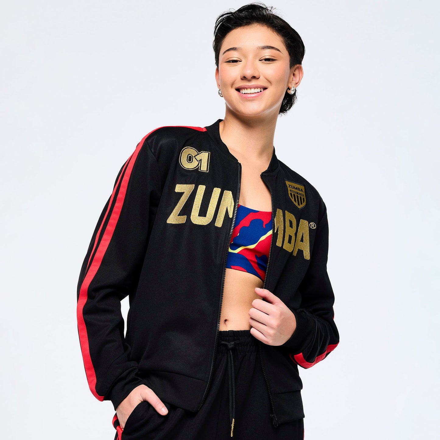 Victory Track Jacket - Black