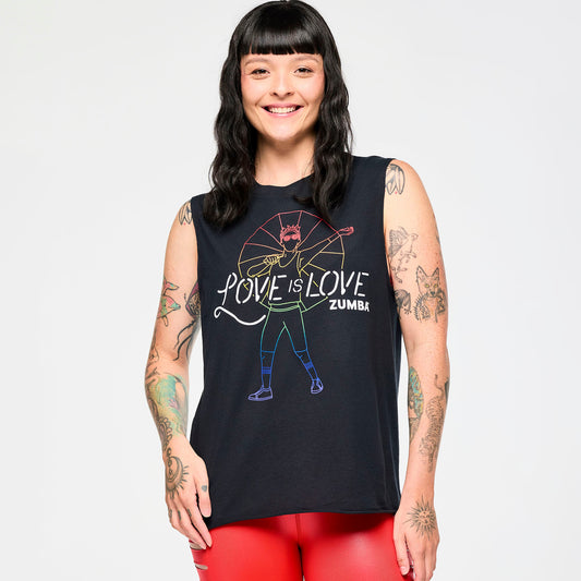 Zumba Crew Neck Muscle Tank