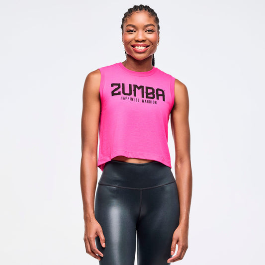 Zumba Libre Crew Neck Crop Tank