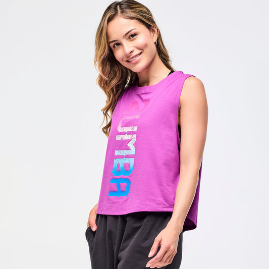 Zumba Libre Loose Muscle Tank - Purple Power