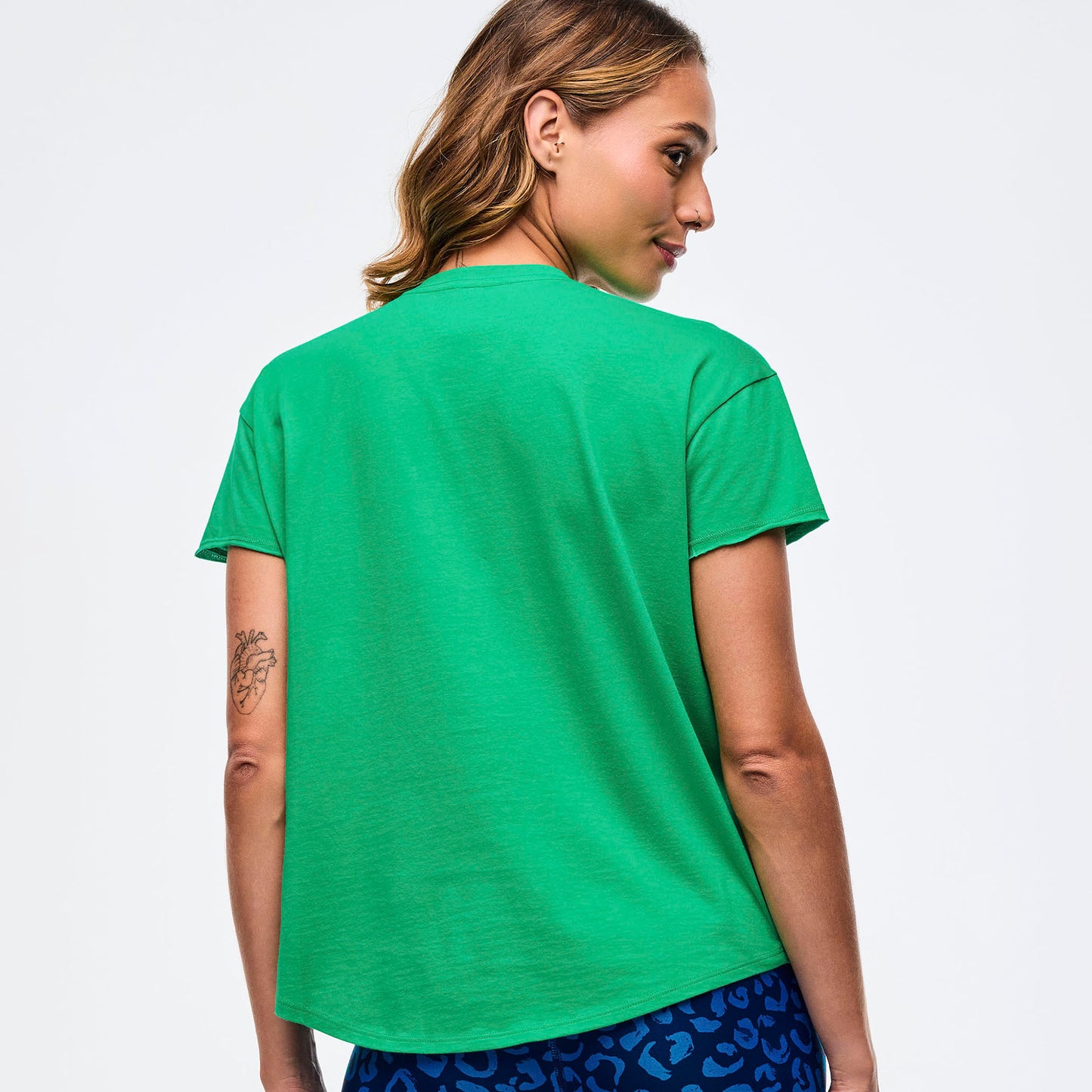 Sizzlin' High Low Crew Neck Top