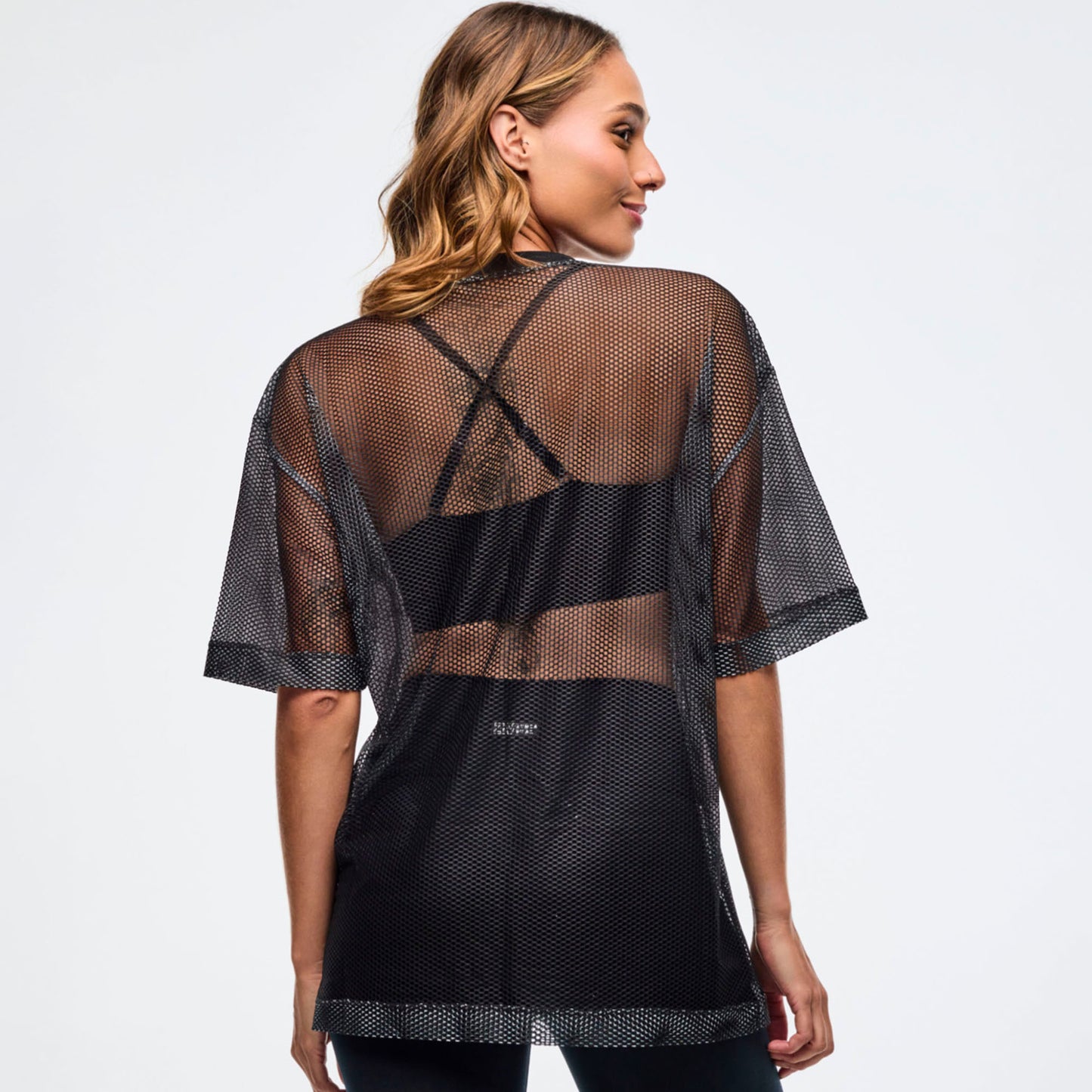 Sizzlin' Oversized Mesh Top