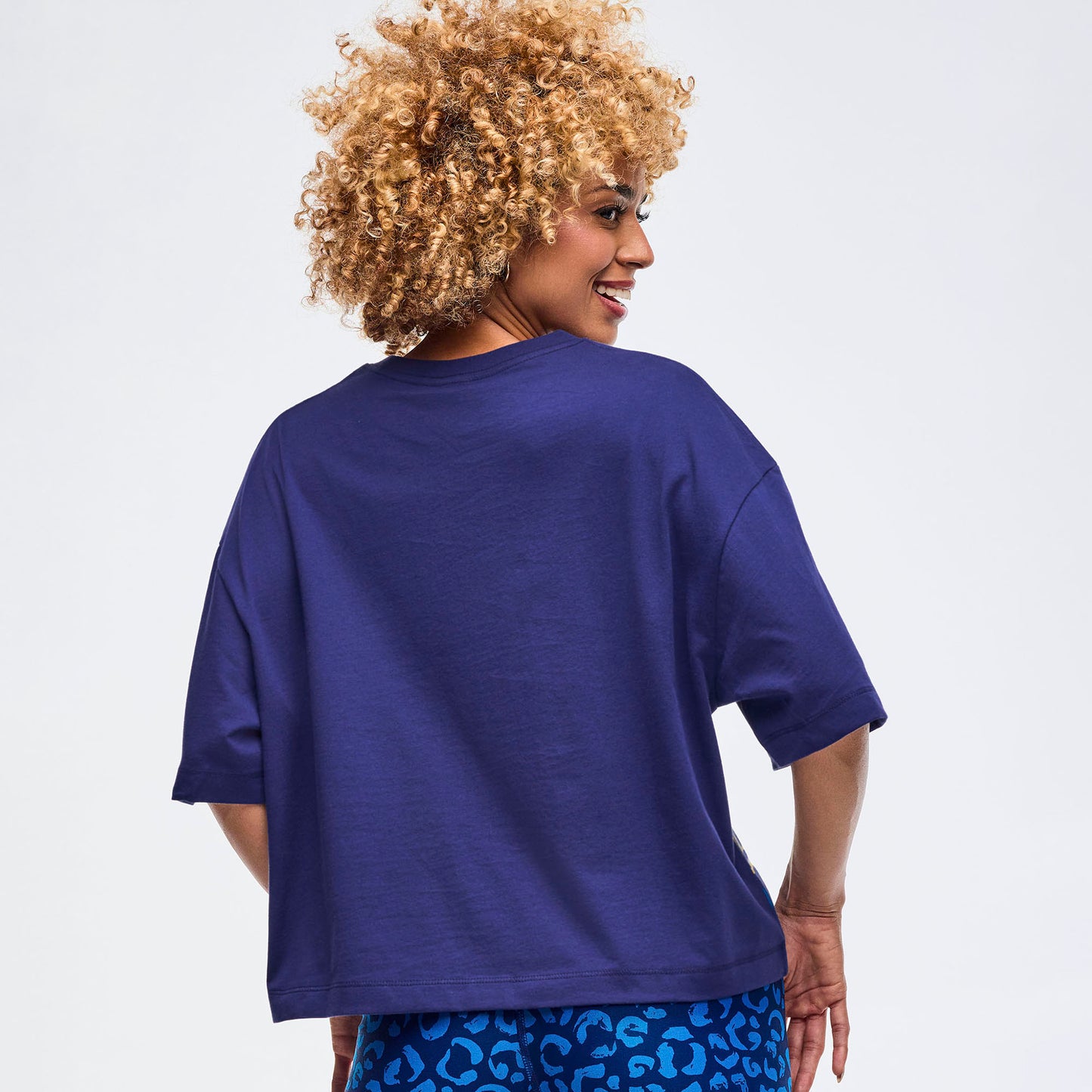 Sizzlin' Oversized Boxy Crop Top