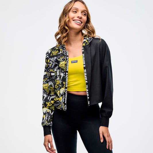 Sizzlin' Woven Zip-Up Hoodie