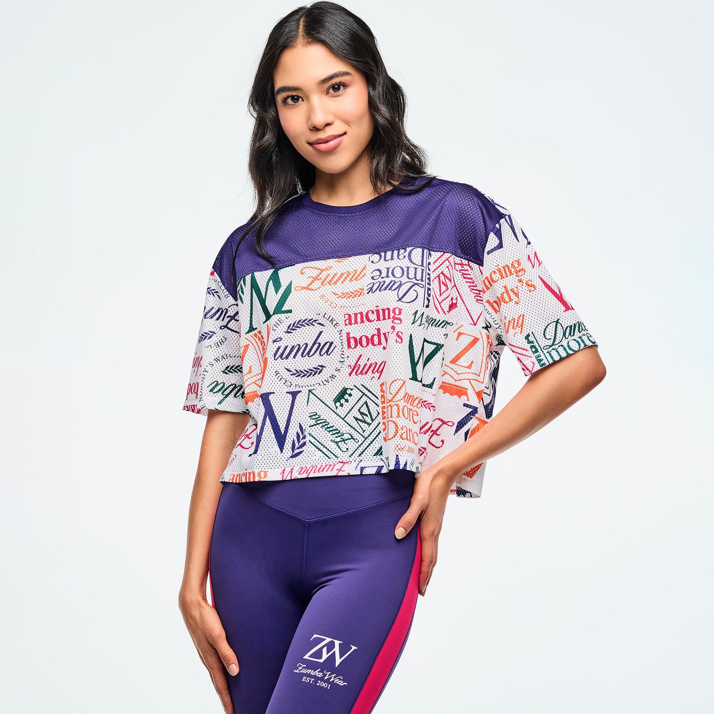 Class of 2001 Mesh Boxy Crop Top Z1T000994