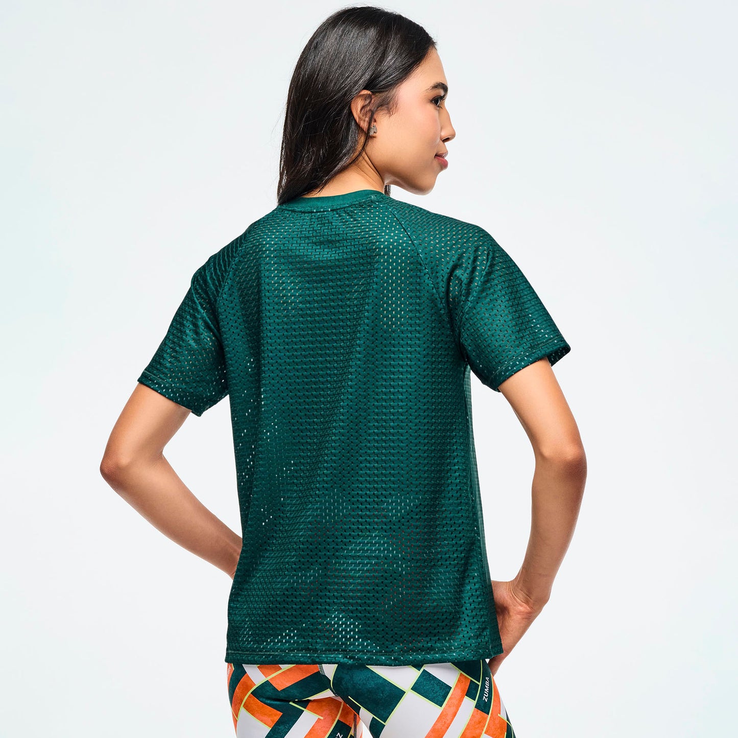 Class of 2001 Mesh Crew Neck Top Z1T000997