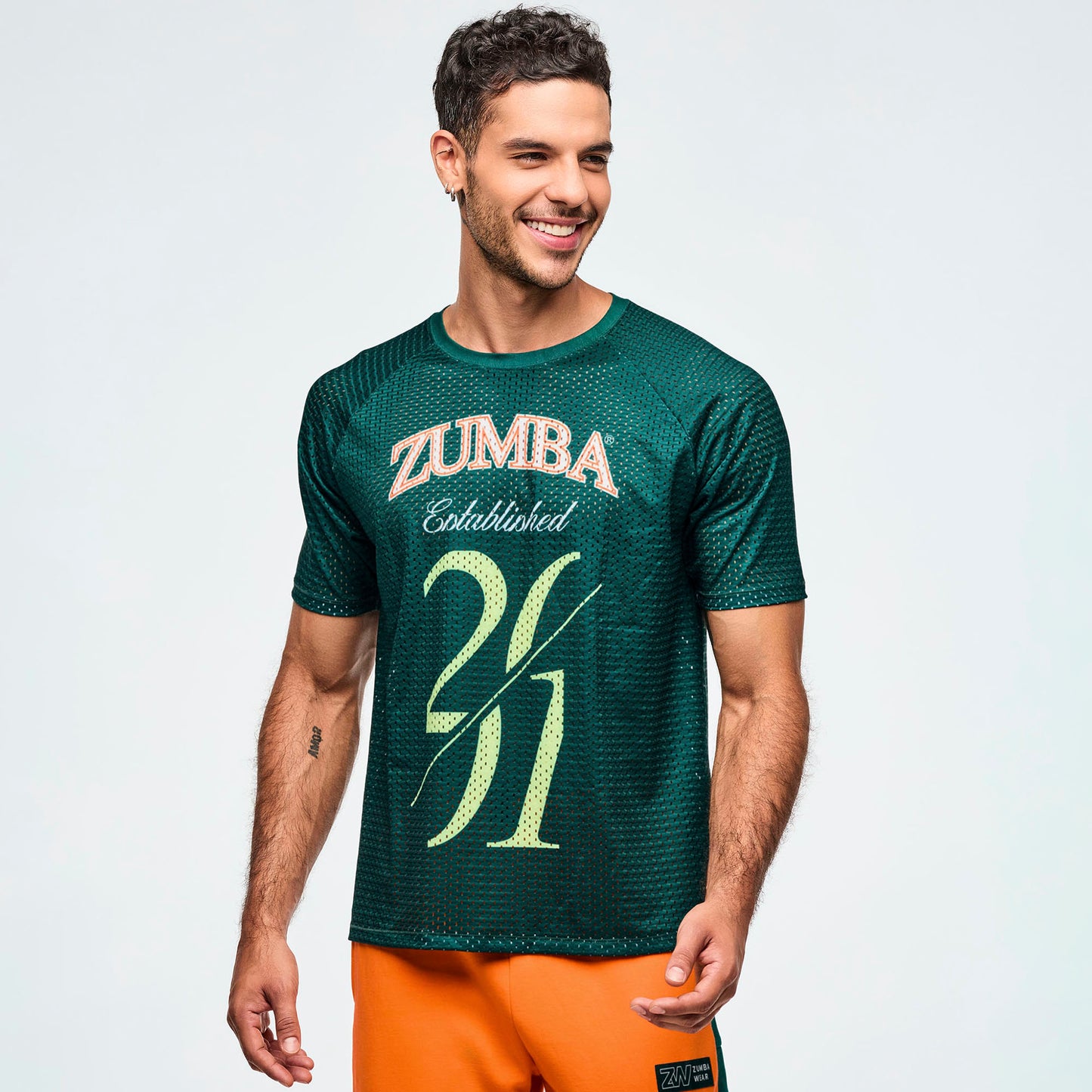 Class of 2001 Mesh Crew Neck Top Z1T000997