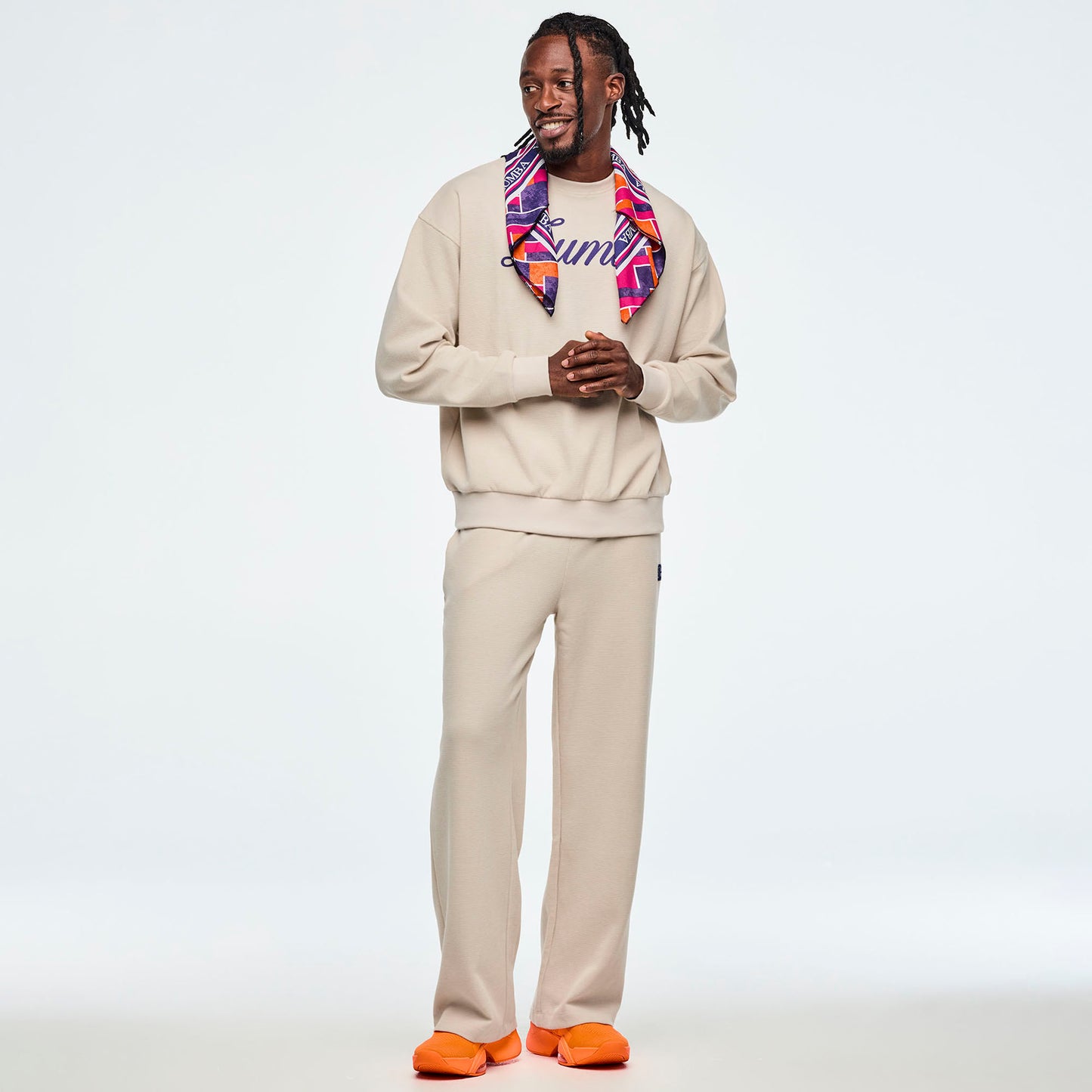 Class of 2001 Oversized Pullover Waffle Sweatshirt Z1T001005