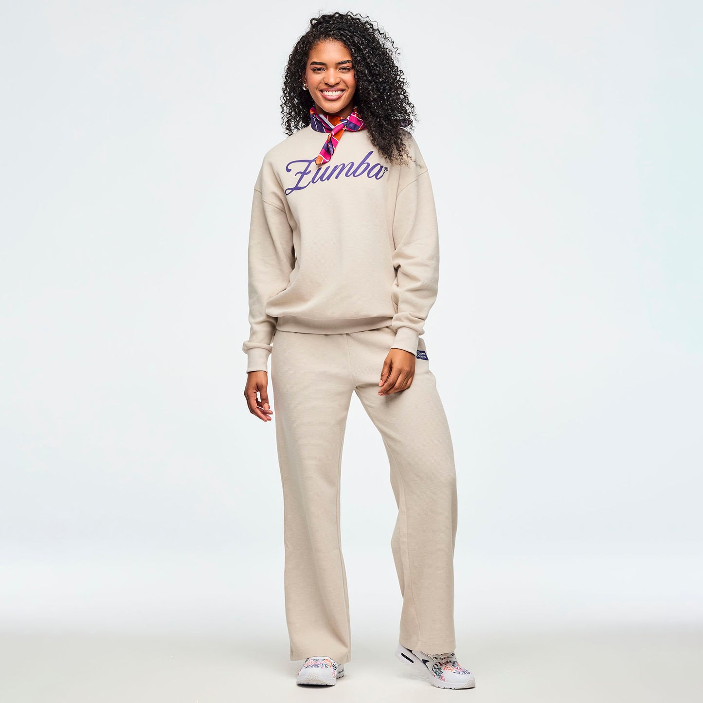Class of 2001 Oversized Pullover Waffle Sweatshirt Z1T001005
