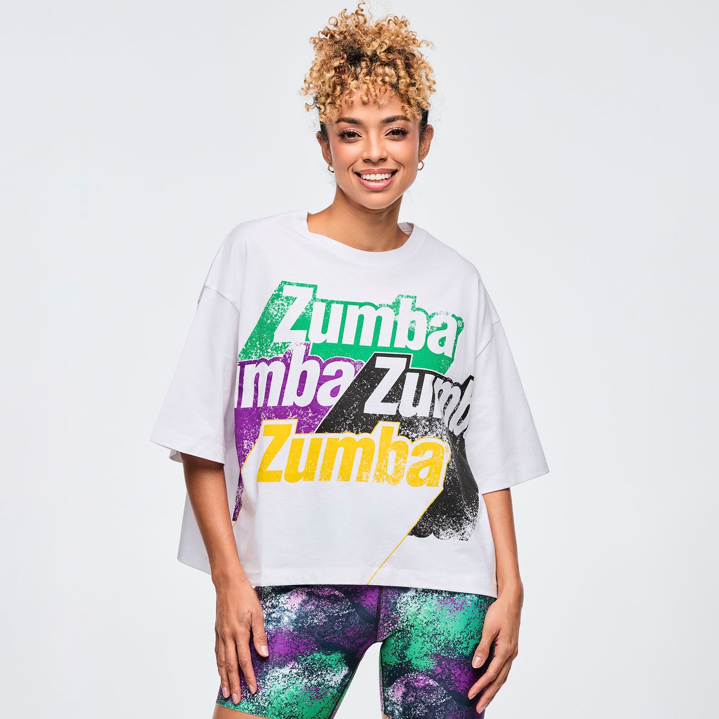 Apres Zumba Oversized Boxy Crop Top
