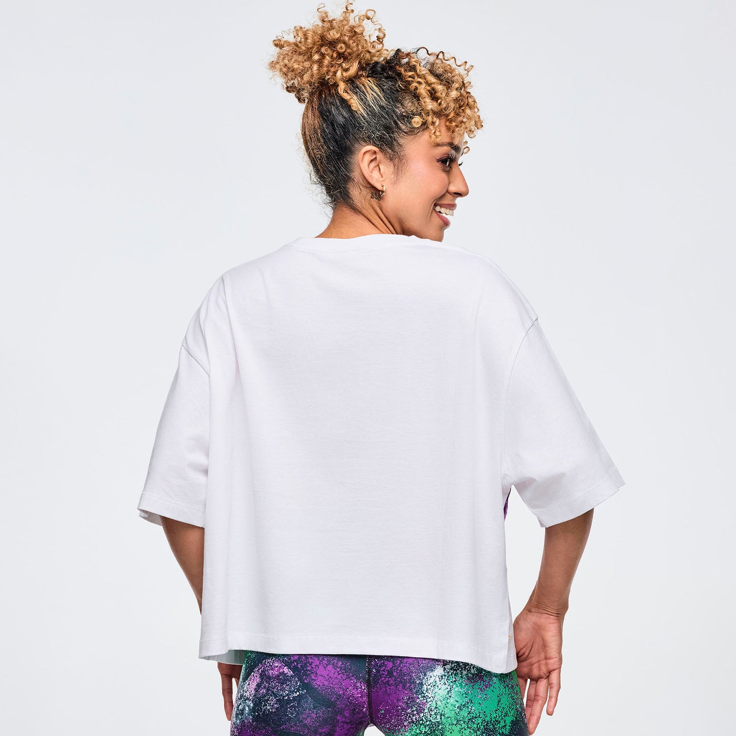 Apres Zumba Oversized Boxy Crop Top