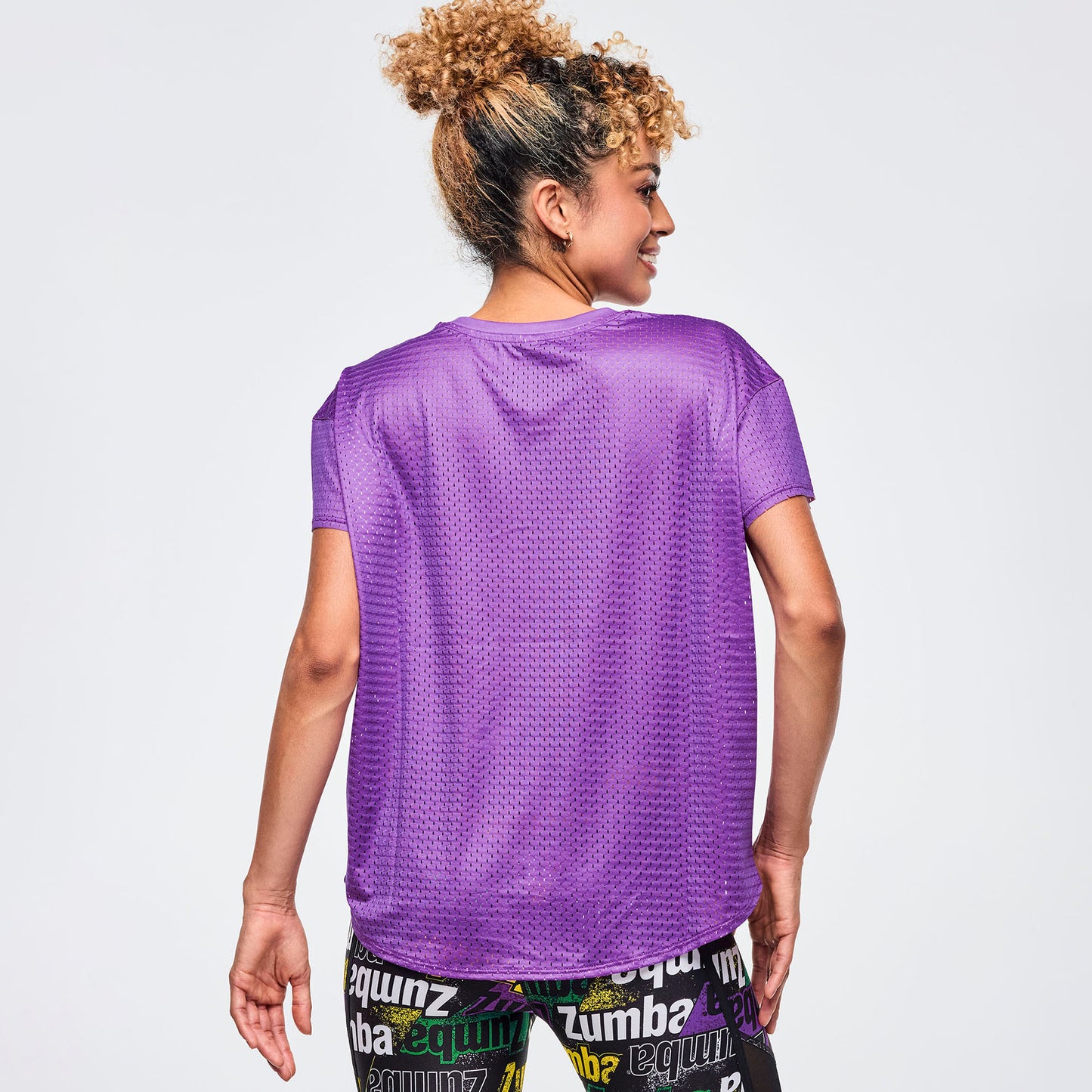Apres Zumba High Low Crew Neck Top