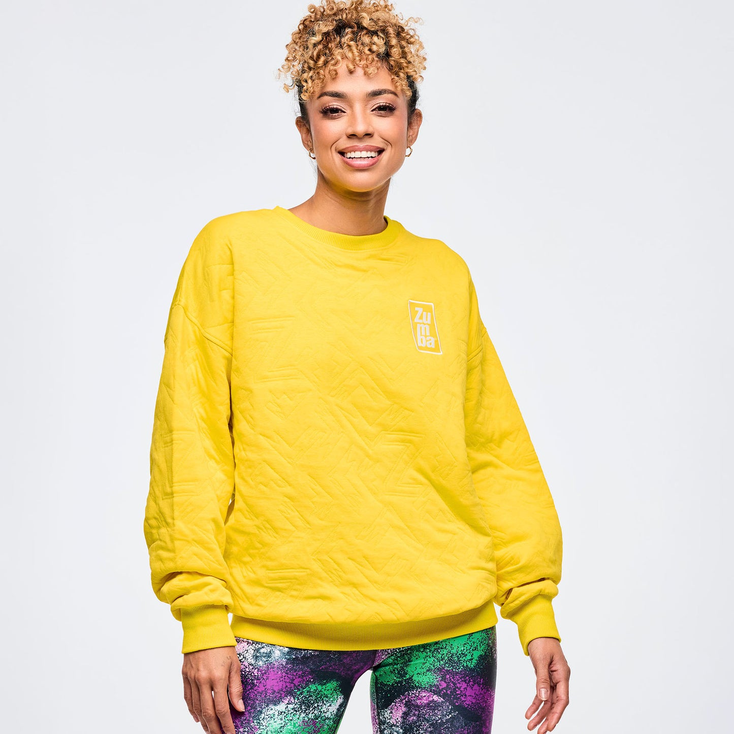 Apres Zumba Oversized Pullover Sweatshirt