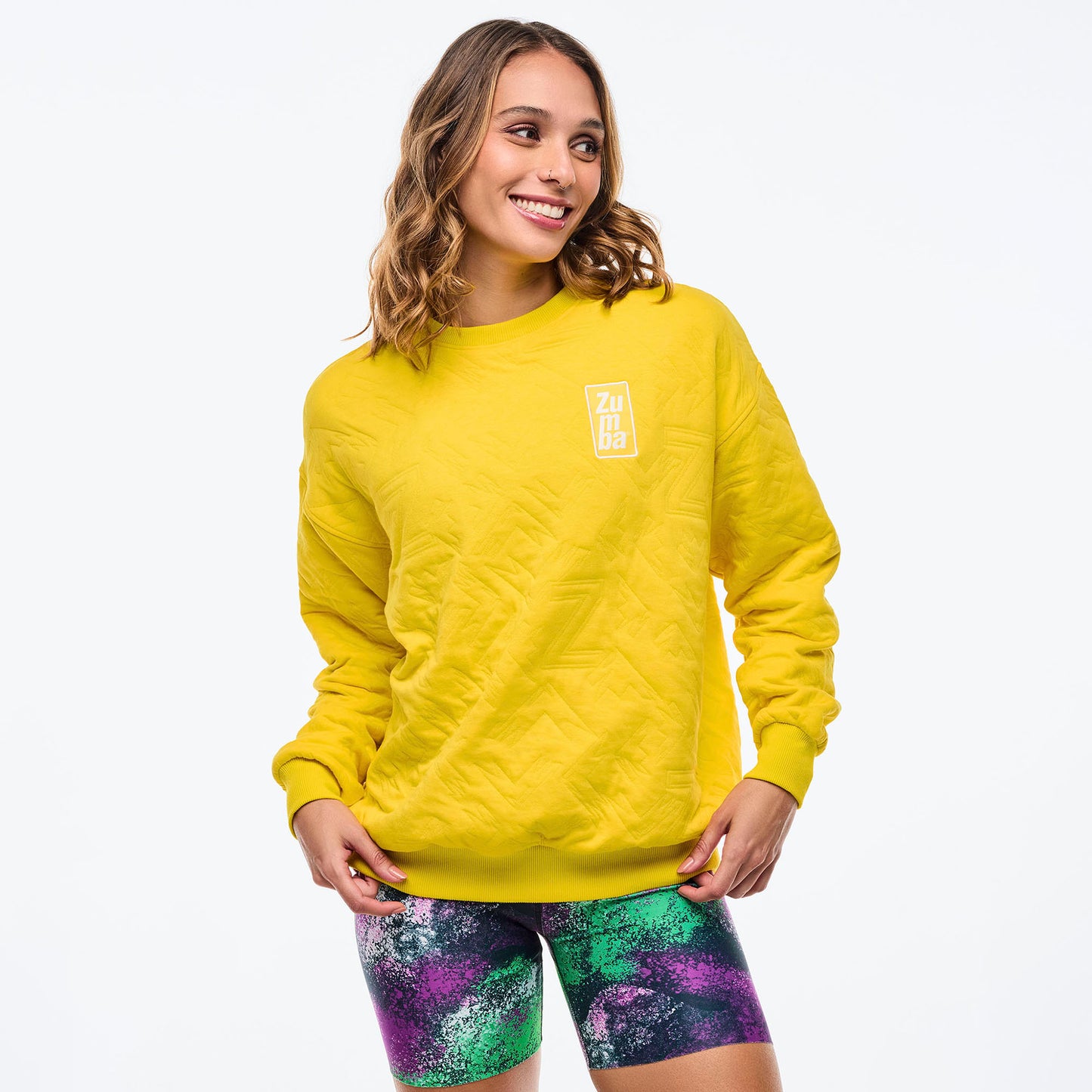 Apres Zumba Oversized Pullover Sweatshirt