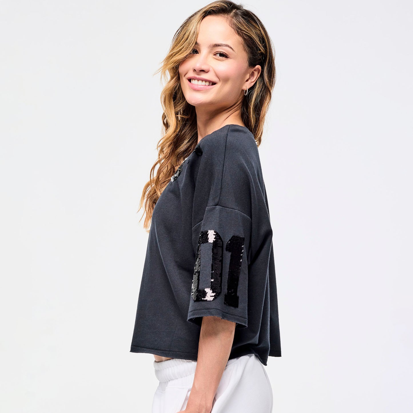 Zumba Sparkle Boxy Crop Top