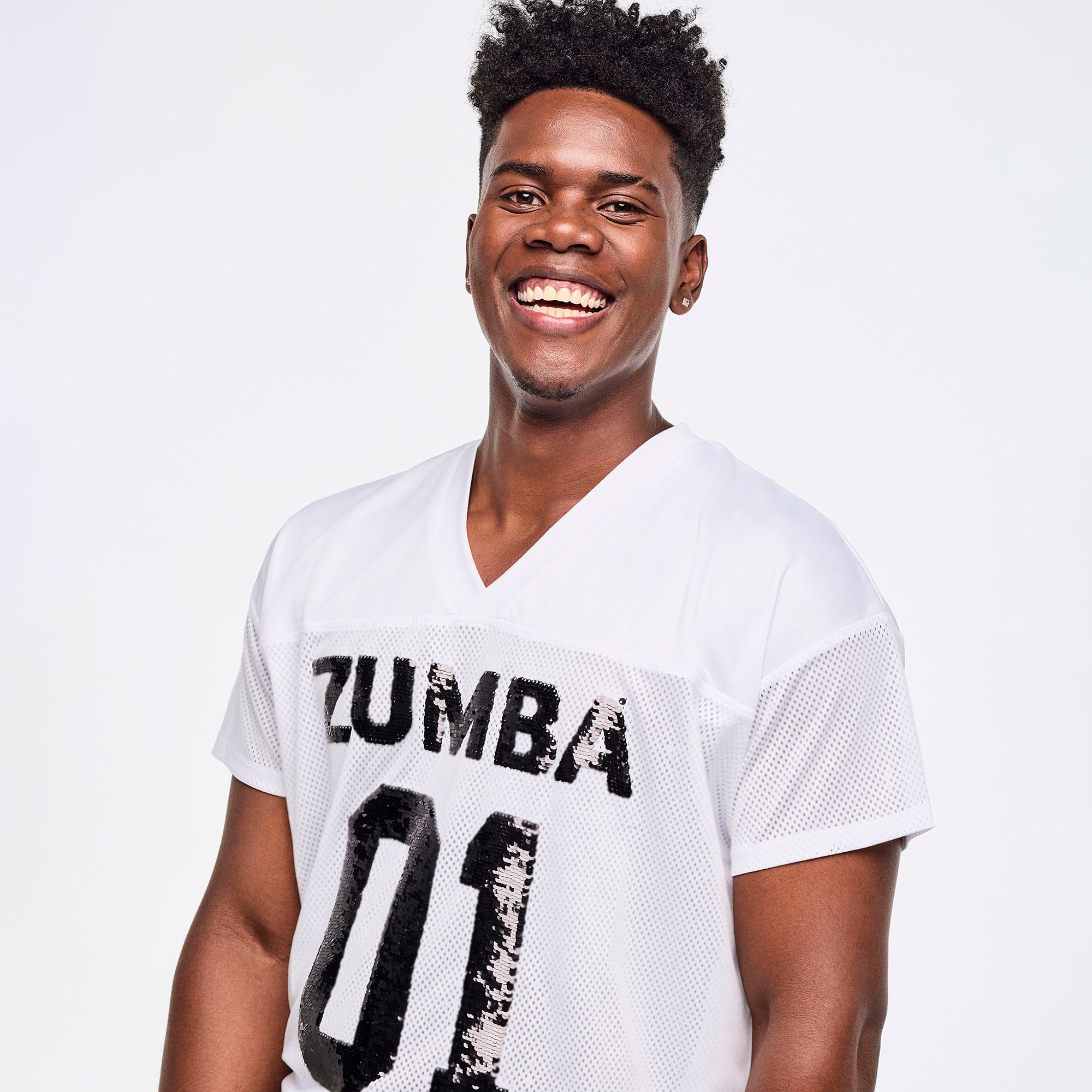 Zumba Sparkle V-Neck Mesh Top - Wear It Out White – Zumba Wear