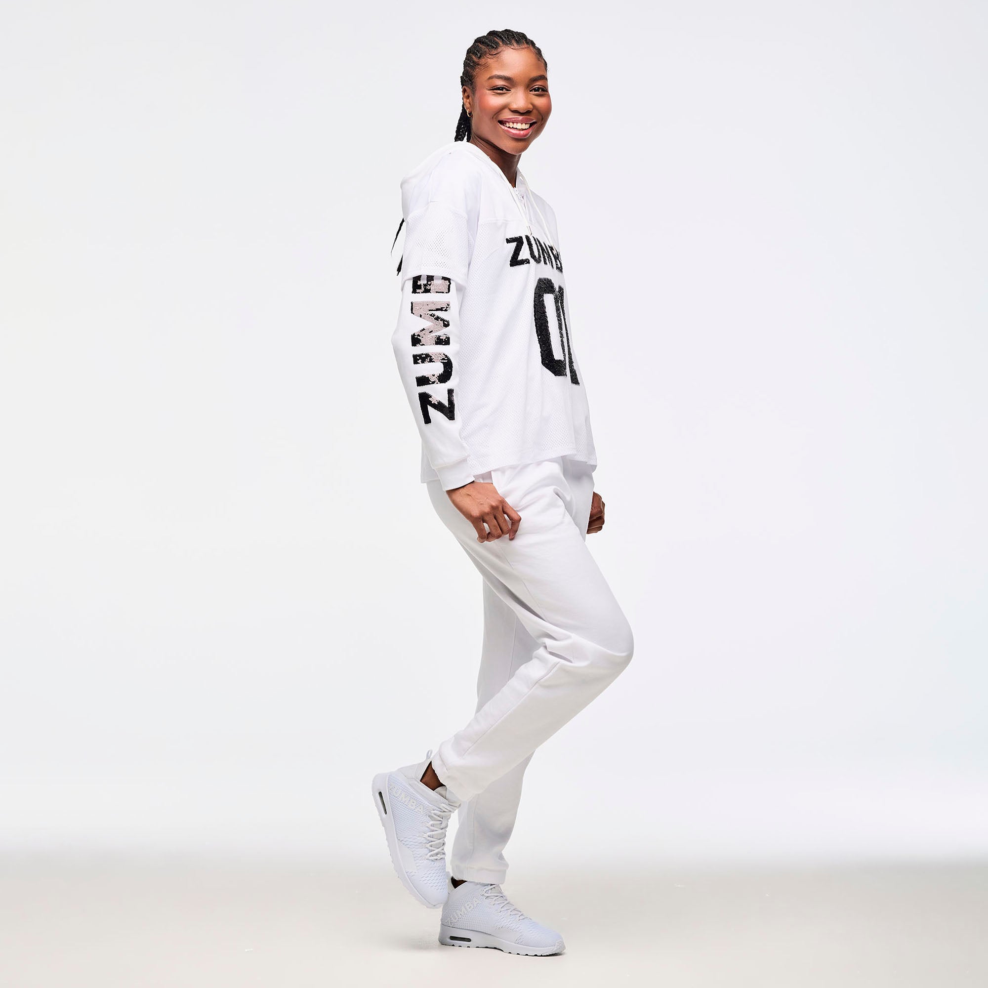 Zumba Sparkle V-Neck Mesh Top - Wear It Out White – Zumba Wear