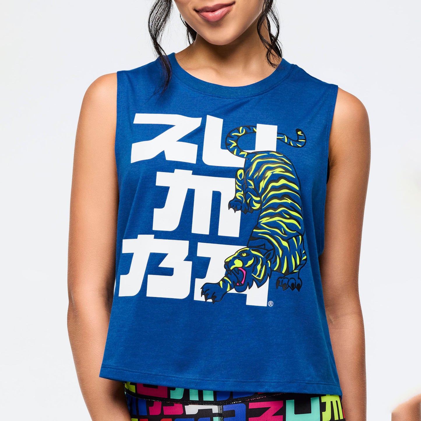 Eastern Flavor Loose Muscle Tank Z1T001056