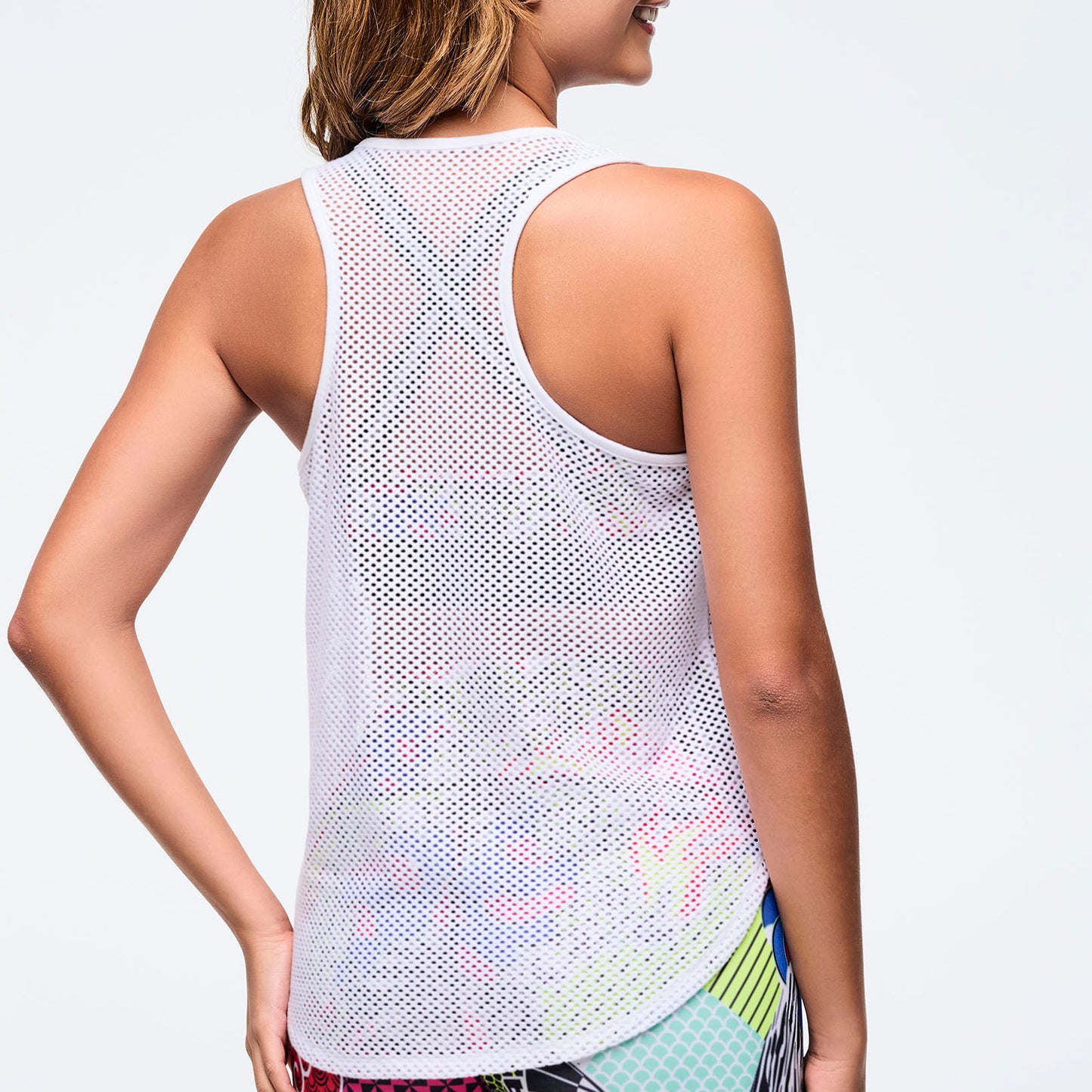 Eastern Flavor Mesh Tank Z1T001057